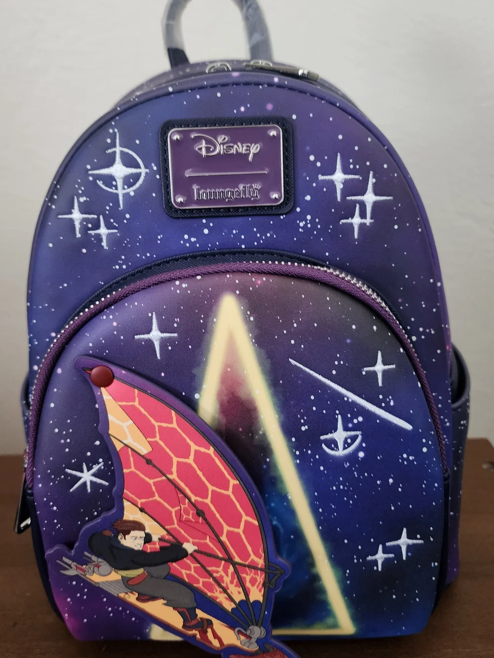 Disney Galaxy Purple Kids Mini Backpack with Pink Accent
